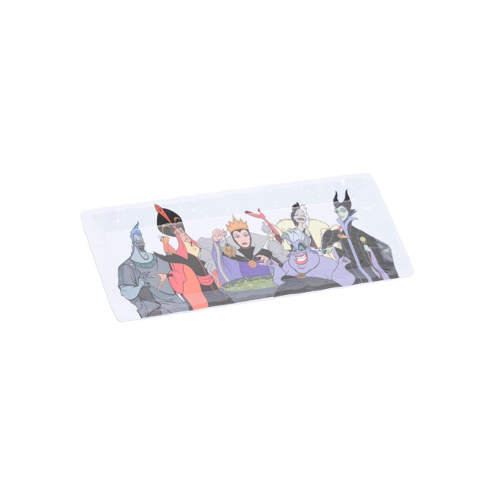 DISNEY VILLAINS Melamine Rectangular Serving Tray 19"x8" character printed NIB
